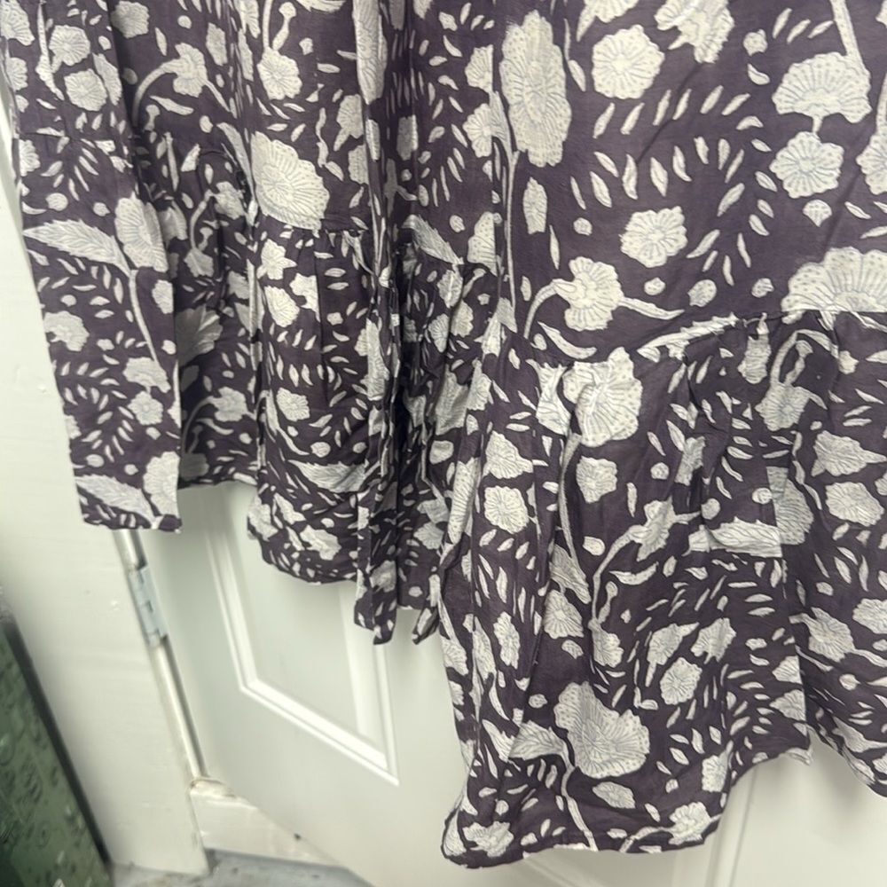 Elegant Black and White Floral Dress OLIPHANT - Size Medium - NWOT - Maxi - Picture 5 of 5